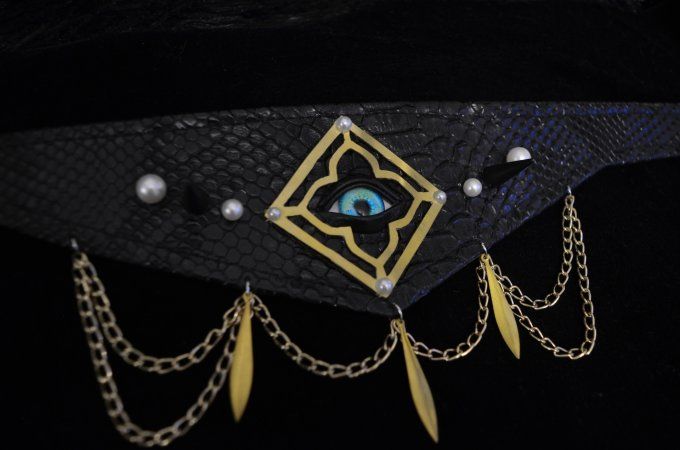 Choker ACTE I - LUX IN TENEBRIS - doré