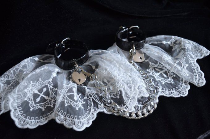 Vinculum Amoris – Set de bracelets manchettes gothiques victorien