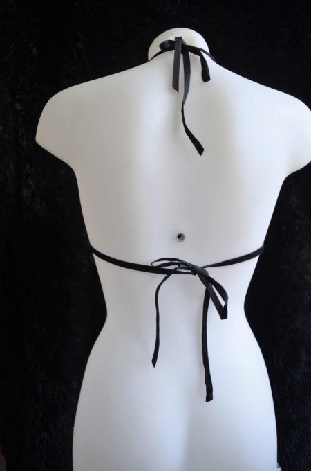 Haut dos-nu en tissu métallique côte de maille - ARMOR AMOR